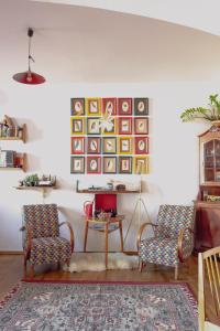Posezení v ubytování Victoria Design Stays - Apartment Rehorova