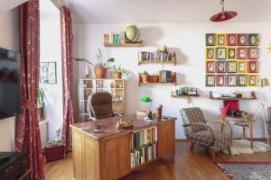 Posezení v ubytování Victoria Design Stays - Apartment Rehorova