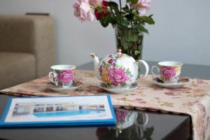 Coffee and tea making facilities at Villa de la Mer