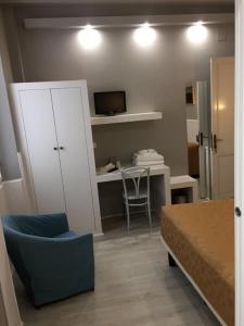 TV a/nebo společenská místnost v ubytování Albergo Villagrande
