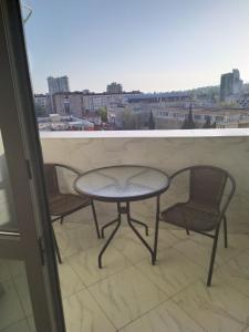 Un balcón o terraza de Apartment on Gorkovo 87