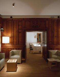 Χώρος καθιστικού στο Hotel Gasthof Grüner Baum