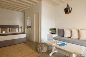 Posezení v ubytování Cova Mykonos Suites