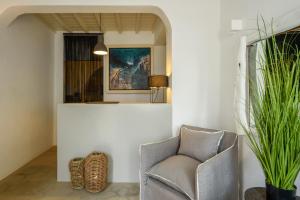 Posezení v ubytování Cova Mykonos Suites