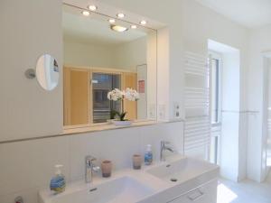 Kuchyň nebo kuchyňský kout v ubytování Apartment Strandhafer, Am Alten Deich 18, Haus 4 Whg. 6 + 27 fotografií