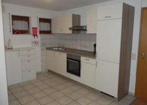 Kuchyň nebo kuchyňský kout v ubytování Ferienwohnung Beck
