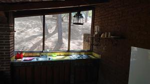 Kuchyň nebo kuchyňský kout v ubytování Cabañas Tapalpa Sierra del Tecuan, Cabaña Conejo