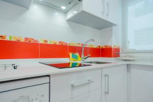 Η κουζίνα ή μικρή κουζίνα στο Apartamento Sea Views Rota