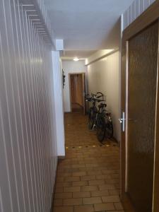 Fitness centrum a/nebo fitness zařízení v ubytování Spreewald Ferienwohnung Wollgast