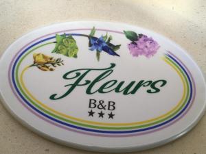 Certifikát, hodnocení, plakát nebo jiný dokument vystavený v ubytování B&B Fleurs