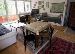 Posezení v ubytování Nordwand Apartment + 3 fotografie
