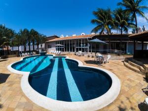 Villa de Holanda Parque Hotel tesisinde veya buraya yakın yüzme havuzu
