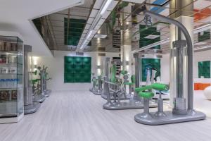 Fitness centrum a/nebo fitness zařízení v ubytování Comfort Hotel Sundsvall