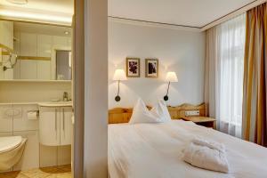 Koupelna v ubytování Hotel Meierhof