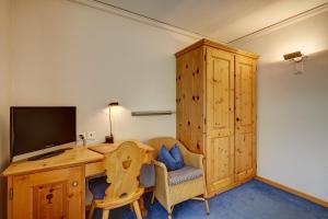 TV a/nebo společenská místnost v ubytování Hotel Meierhof