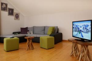 Telewizja i/lub zestaw kina domowego w obiekcie City Apartments Mozart