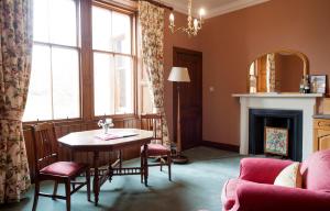 A seating area at Cambo House 