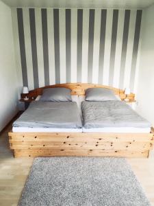 Postel nebo postele na pokoji v ubytování Bauernhof Steffens