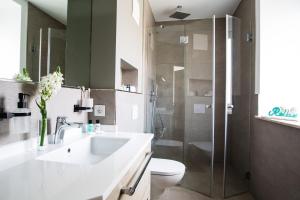 Koupelna v ubytování Hotel Atlas Leipzig