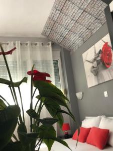 Posezení v ubytování Niriides Rooms