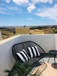 Svalir eða verönd á Deluxe Penthouse Charming Location Rooftop Views