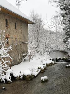 Obiekt Ferienwohnung Klampfermühle zimą