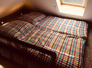 Postel nebo postele na pokoji v ubytování Chalupa Rudice u Luhačovic