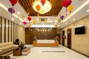 Lobi atau kawasan kaunter penerimaan di Mitisa Hotel Da Nang - Near Dragon Bridge