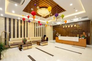 Ruang duduk di Mitisa Hotel Da Nang - Near Dragon Bridge