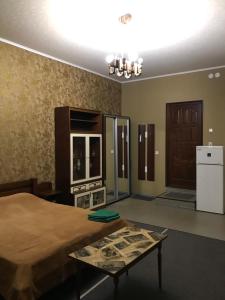 Kuchyň nebo kuchyňský kout v ubytování Moskovs'kyi Avenue 41
