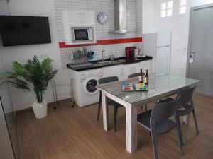 Kuchyň nebo kuchyňský kout v ubytování Ardales Loft