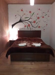 Postel nebo postele na pokoji v ubytování Marina's guest house