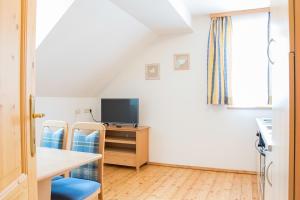 Televízia a/alebo spoločenská miestnosť v ubytovaní Appartement Schizentrum Grosseck - Speiereck