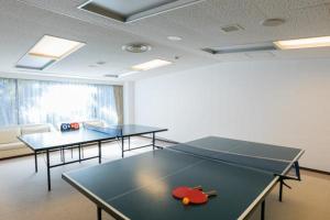 Stolní tenis v ubytování Sundance Resort Kawaguchiko nebo okolí