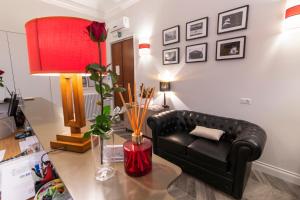 Posezení v ubytování Eccelso Hotel