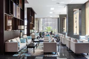 Hotel Riu Palace Oasis的休息区