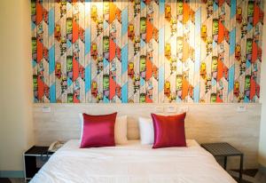 Letto o letti in una camera di Sky Young Homestay