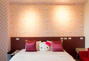 Letto o letti in una camera di Sky Young Homestay