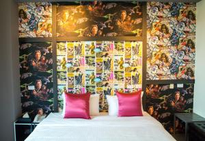 Letto o letti in una camera di Sky Young Homestay