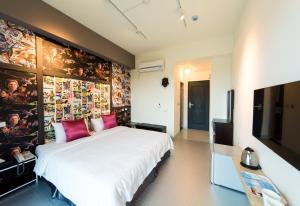 Letto o letti in una camera di Sky Young Homestay