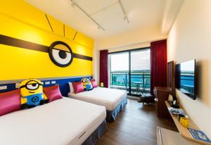 Letto o letti in una camera di Sky Young Homestay