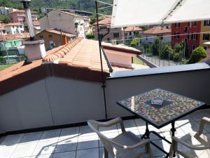 A balcony or terrace at La Villa