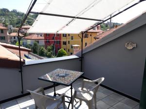 A balcony or terrace at La Villa