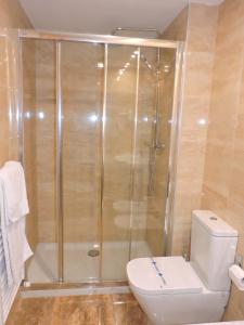 Koupelna v ubytování Hotel El Nogal