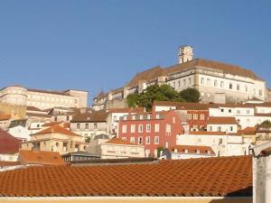 Vedere generală la Coimbra sau o vedere a orașului de la acest hotel