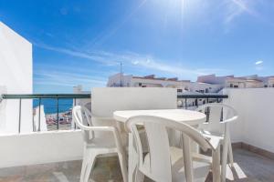 En balkon eller terrasse på Apartamento Correia