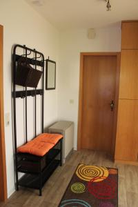 Кровать или кровати в номере Ferienhaus Rosental