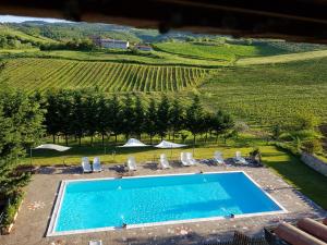 A view of the pool at Agriturismo Cetine Vecchie or nearby