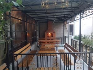 Hotel Nodmax陽台或露臺