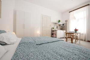 Posteľ alebo postele v izbe v ubytovaní Stefani Studio Apartman